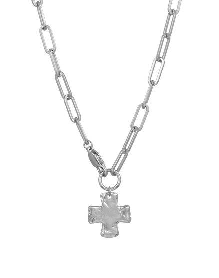 Chunky Cross Chain Necklace