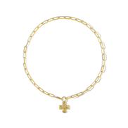 Chunky Cross Chain Necklace