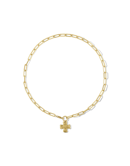 Chunky Cross Chain Necklace